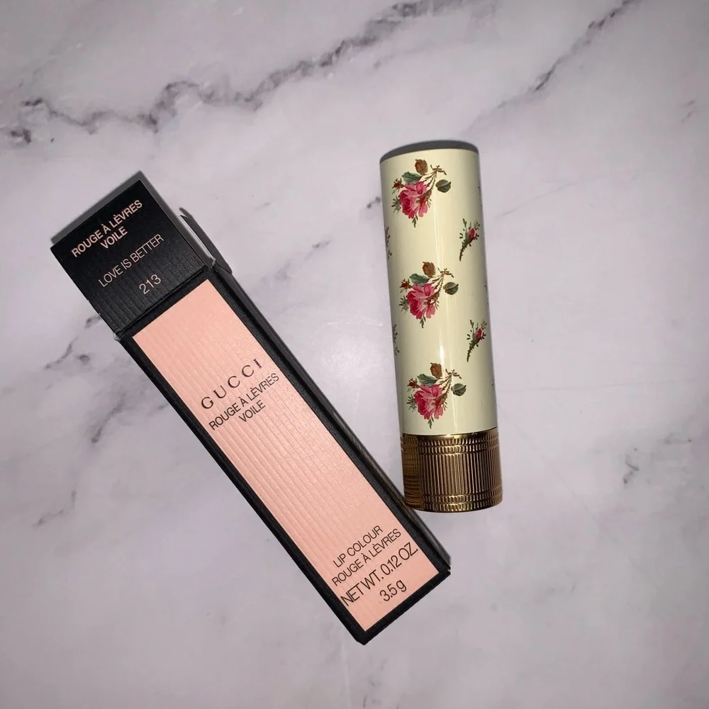 GUCCI Rouge A Levres Voile Lipstick 213 Love Is Better- NWT